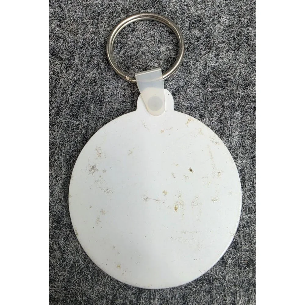 Vintage The Diamond Braves Baseball Keychain